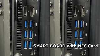 Interaktives digitales Whiteboard der ProSeries – 16 GB RAM, 256 GB Speicher und NFC-Sicherheitshub