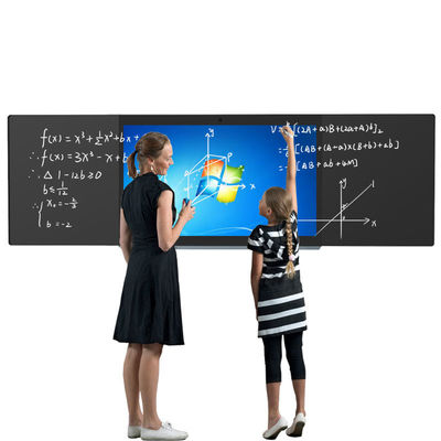 86-Zoll-interaktives schwarzes Smart-Board LED-Digital-Kreide-Board für den Unterricht