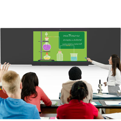 86-Zoll-interaktives schwarzes Smart-Board LED-Digital-Kreide-Board für den Unterricht