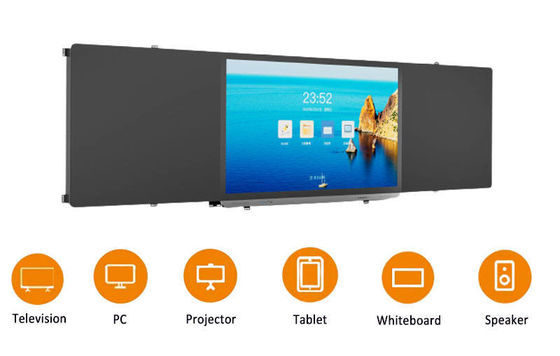 4K Smart Digital Blackboard Touchscreen mit drahtloser Projektion 75 Zoll