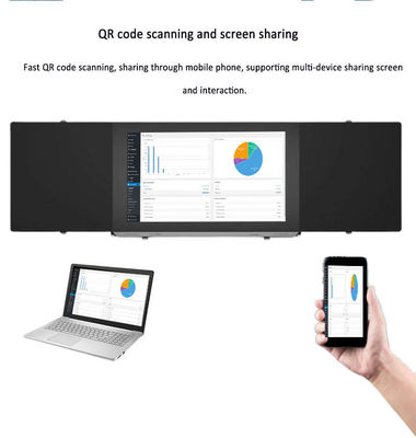 4K Smart Digital Blackboard Touchscreen mit drahtloser Projektion 75 Zoll