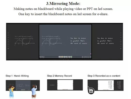 Persönliche Ausbildung Smart Digital Blackboard 75 Zoll für den Unterricht