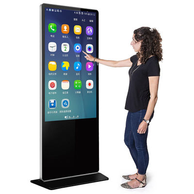 Interaktiver LCD Werbebildschirm, Digital Signage Kiosk frei stehend