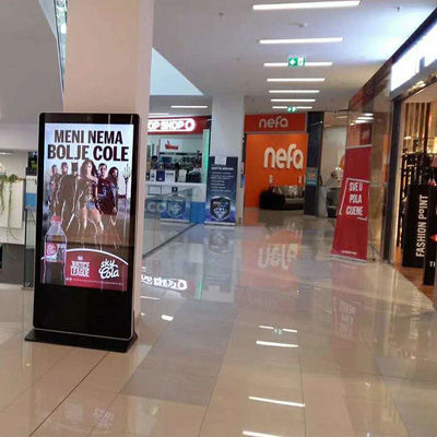 Interaktiver LCD Werbebildschirm, Digital Signage Kiosk frei stehend