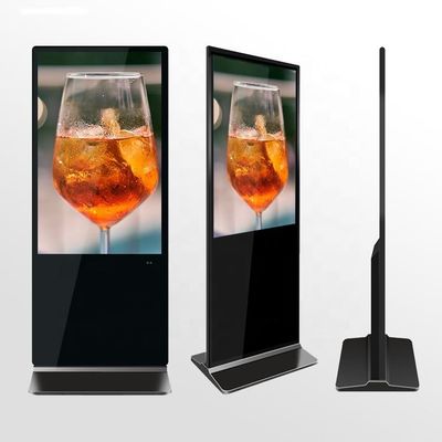 43 55-Zoll-Floor-Standing-Digital Signage-Touchscreen für Werbung