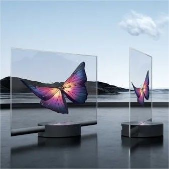 Desktop-Typ Transparente OLED-Bildschirm Anzeige Multifunktionales OEM
