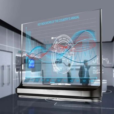 Schnelle Reaktion OLED Transparent Display Bildschirm Multifunktionales OEM ODM