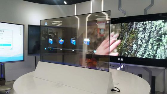 Werbung Transparenter OLED-Bildschirm Intelligenter Desktop-Typ