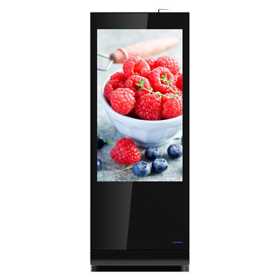 55 Zoll frei stehender Digitalbildschirm mit 8 GB 16 GB Speicher