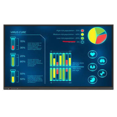4K-Interaktiv-Touch-Bildschirm Whiteboard Multi-Touch Interaktiv-Whiteboard 55 Zoll