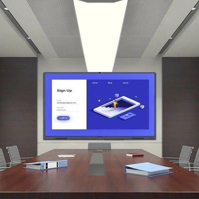 86 Zoll 4k Interaktiver Touchscreen Whiteboard Englischunterrichtsbrett