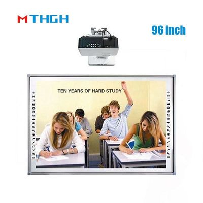 96 Zoll tragbares interaktives Whiteboard Smart Infrarot 20 Punkte für Konferenzraum