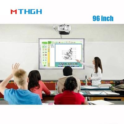 96 Zoll tragbares interaktives Whiteboard Smart Infrarot 20 Punkte für Konferenzraum