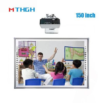 150 Zoll Interaktives Whiteboard 40 Punkte Intelligentes Infrarot Touch Lehrbrett