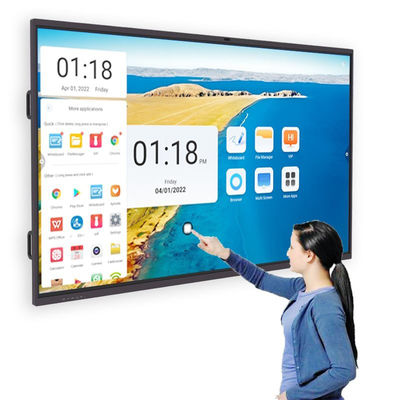 110-Zoll-Infrarot-interaktiver Touchscreen Whiteboard 40 Punkte Sofortantwort