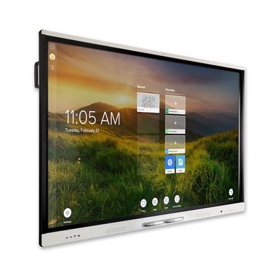 75-Zoll-interaktiver Touchscreen Whiteboard Hochkontrastverhältnis 5000:1 Verbindung mehrerer Bildschirme