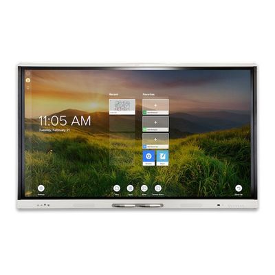 75-Zoll-interaktiver Touchscreen Whiteboard Hochkontrastverhältnis 5000:1 Verbindung mehrerer Bildschirme