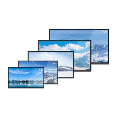 65 Zoll schwarzer Rahmen Interaktiver Touchscreen Whiteboard mit 1x10W Lautsprechern