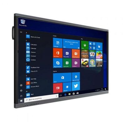 75-Zoll-interaktiver Touchscreen-Whiteboard mit Quad-Core-Prozessor und 10-Watt-Lautsprechern