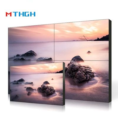 75 Zoll hochauflösende LCD-Videowand 72% Farbbereich Anzeige Wand montiert/eingebettet