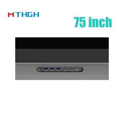 75 Zoll Interaktives Touchscreen-Display Smart Blackboard LED-Panel 500cd/M2 Schulbildung
