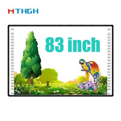 83 Zoll Smart Interactive White Board mit Infrarot-Touch-Technologie und schwarzer Schreibfarbe