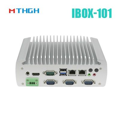 IBOX-101 Plus Industrieller Mini-PC mit HDMI Mini PCIe/MSATA Unterstützung von Windows/Liunx