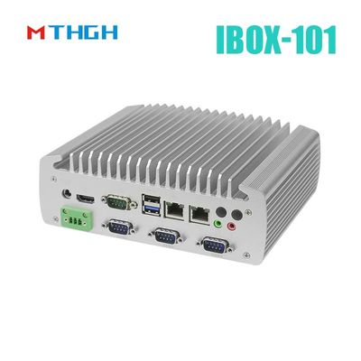 IBOX-101 Plus Industrieller Mini-PC mit HDMI Mini PCIe/MSATA Unterstützung von Windows/Liunx