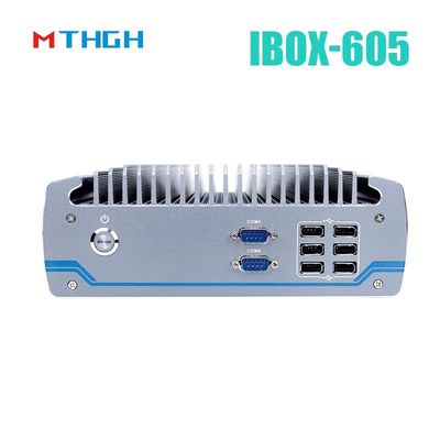 Intel Core I5-8500T Aluminium-Chassis Mini-PC, Windschrauberfreier Industriecomputer IBOX-605