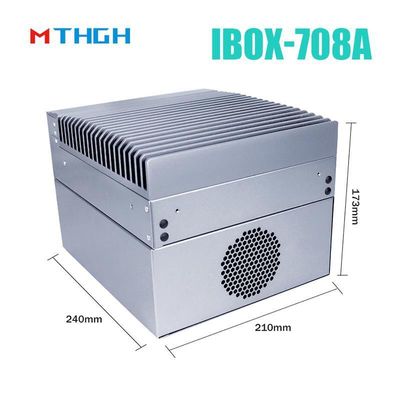 I3 6100T Quad-Core Ventilatorlose Mini-Industrielle PC mit 12V Gleichstromversorgung und 64G SSD