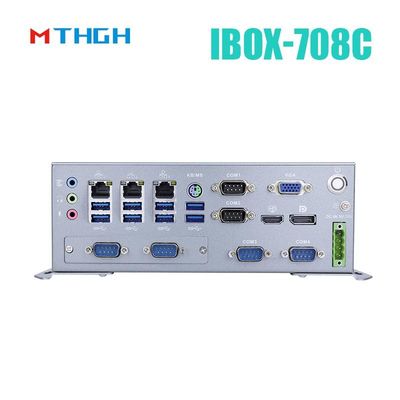IBOX-708C Fanless Industrial Mini PC mit 8 GB DDR4 Quad Core I7 6700T