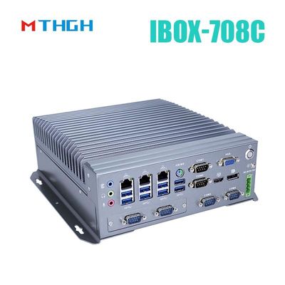 IBOX-708C Industrieller Mini-PC unterstützt HDMI/DP/VGA 6*COM 8*USB3.0