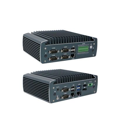 IBOX-1226 J6412 Industrieller Ventilatorloser Mini-PC mit 32 GB RAM und 12 V Gleichstrom-Eingang