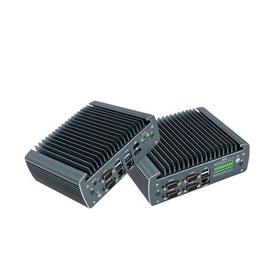 IBOX-1226 J6412 Industrieller Ventilatorloser Mini-PC mit 32 GB RAM und 12 V Gleichstrom-Eingang