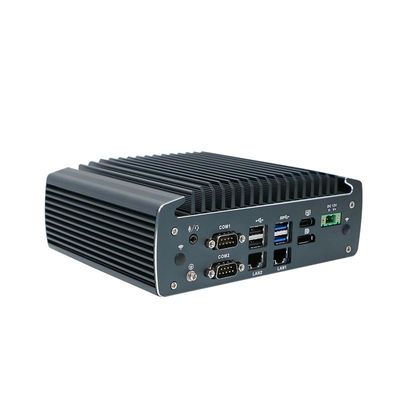 IBOX-1226 J6412 Industrieller Ventilatorloser Mini-PC mit 32 GB RAM und 12 V Gleichstrom-Eingang