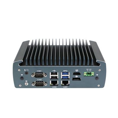 IBOX-1226 J6412 Industrieller Ventilatorloser Mini-PC mit 32 GB RAM und 12 V Gleichstrom-Eingang