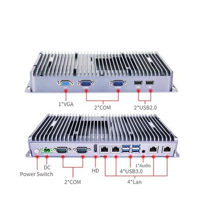 IBOX-3046 Lüfterloser Mini-Industrial PC 10110U Prozessor DC 9V-36V Breitspannungseingang