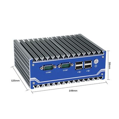 Nano Titanium Grau Industrieller Mini-PC N11 DC 12V Eingang 2XIntel I210-AT/I211-AT 1000M