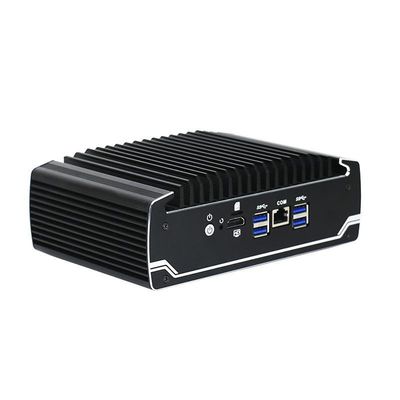IBOX-501 N18 Fanless Mini Industrial PC Quad Core 32 GB Speicher mit MSATA