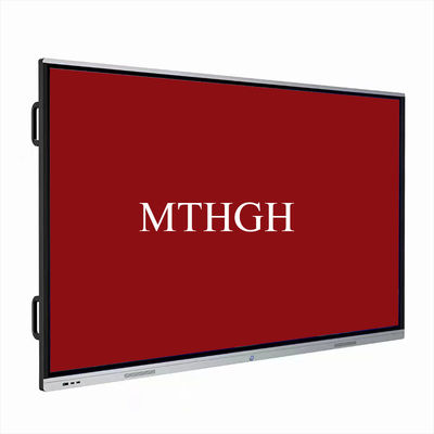75 Zoll Interaktiver Touchscreen Whiteboard 4K Anzeige Helligkeit ≥350cd/m2 Antwort ≤8ms