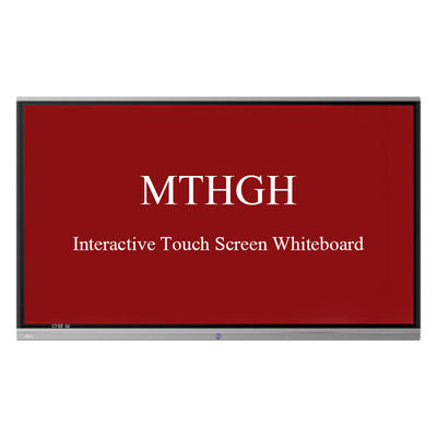 75 Zoll Interaktiver Touchscreen Whiteboard 4K Anzeige Helligkeit ≥350cd/m2 Antwort ≤8ms