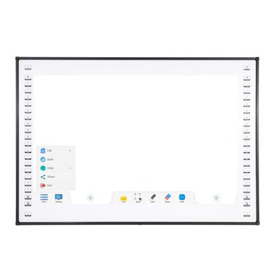 83 Zoll Smart Interactive White Board mit Infrarot-Touch-Technologie und schwarzer Schreibfarbe