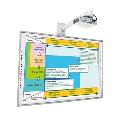 83 Zoll Interaktives Whiteboard mit optionale I3/i5/i7/i9 CPU 10 Punkt 60 Millionen Berührungen Auflösung 3840*2160