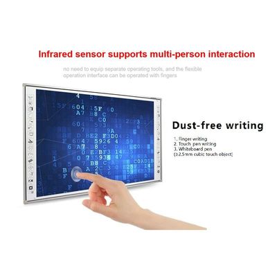 83 Zoll Interaktives Whiteboard mit optionale I3/i5/i7/i9 CPU 10 Punkt 60 Millionen Berührungen Auflösung 3840*2160