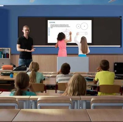 4K 86 Zoll Digital Smart Whiteboard 16 9 Bildverhältnis mit I3/I5/I7/I9 Prozessor