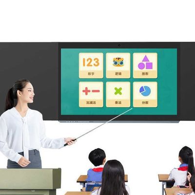 86 Zoll Smart Digital Blackboard mit 16 9 Seitenverhältnis und Länge ≥ 4450 mm für interaktive Lernumgebung