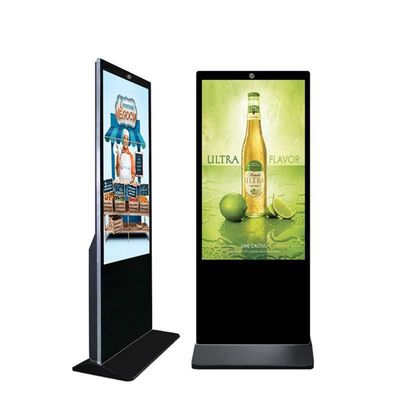 43-Zoll-Innenfläche Stehende Digitale Beschilderung Wi-Fi/Bluetooth/USB angeschlossene Digitale Beschilderung