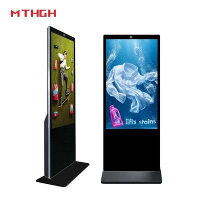 43-Zoll-Innenfläche Stehende Digitale Beschilderung Wi-Fi/Bluetooth/USB angeschlossene Digitale Beschilderung