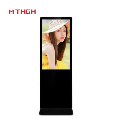43 Zoll Wandmontage Fußboden stehende digitale Anzeige mit Wi-Fi Bluetooth und USB