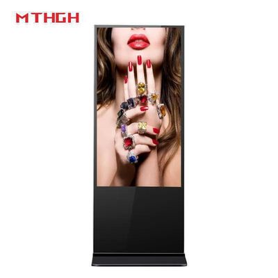 43 Zoll Wandmontage Fußboden stehende digitale Anzeige mit Wi-Fi Bluetooth und USB
